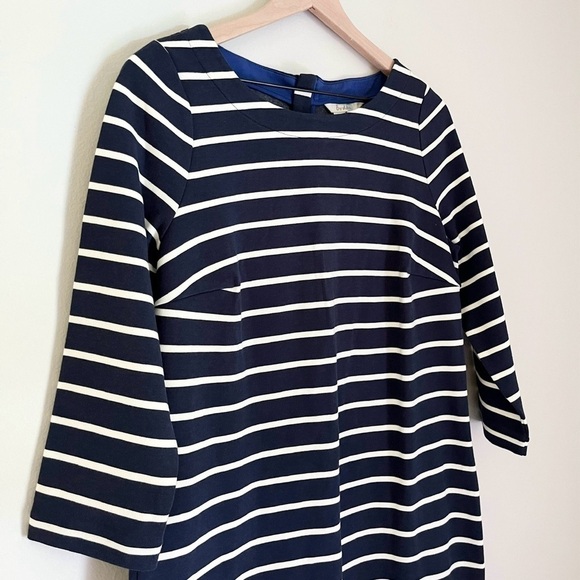 Boden Women’s Striped 3/4 Sleeve Midi Dress Blue White Size‎ 10 - Picture 3 of 9